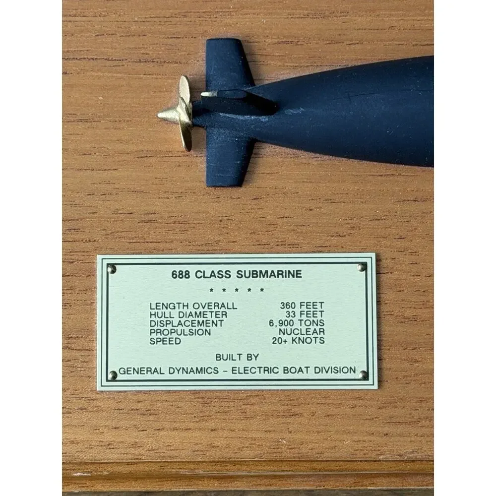 688 Class Submarine Wall Plaque Electronic Boat Division